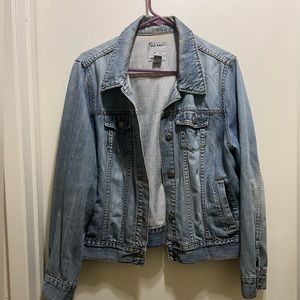 Women’s Jean Jacket by Old Navy. Light colored Size XL